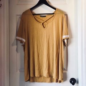 Yellow Plus Size Soft Shirt